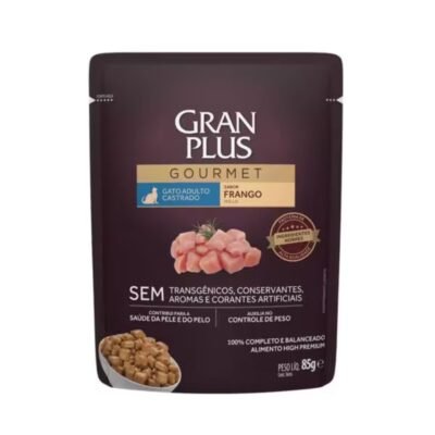 Sobre Gran Plus Gato Castrado Pollo 85 Gr