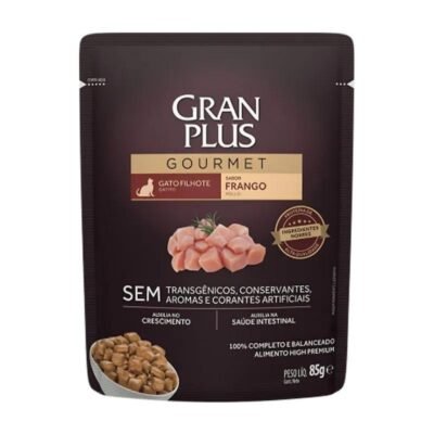 Sobre Gran Plus Gato Filhote Pollo 85 Gr