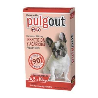 Pulgout comprimidos Duracion 3 Meses de 4,5-10 kg