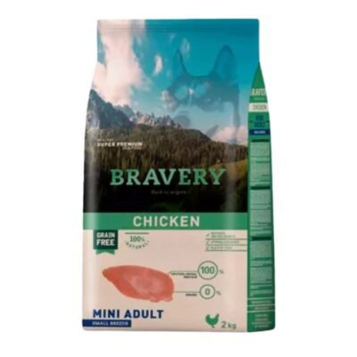 Bravery Adulto Small Pollo 2 Kg