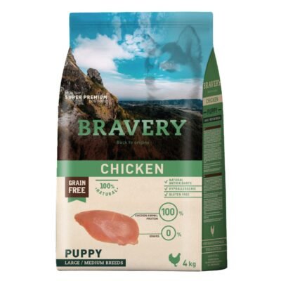 Bravery Cachorro Large/Medium Pollo 4 Kg