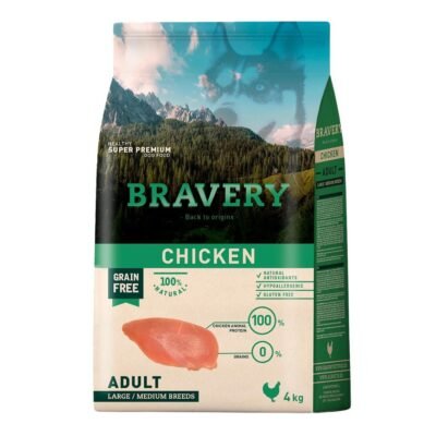 Bravery Adulto Large/Medium Pollo 4 Kg