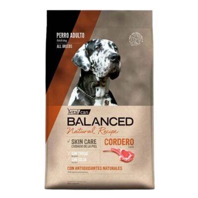 Balanced Perro Natural Recipe Cordero 15 Kg