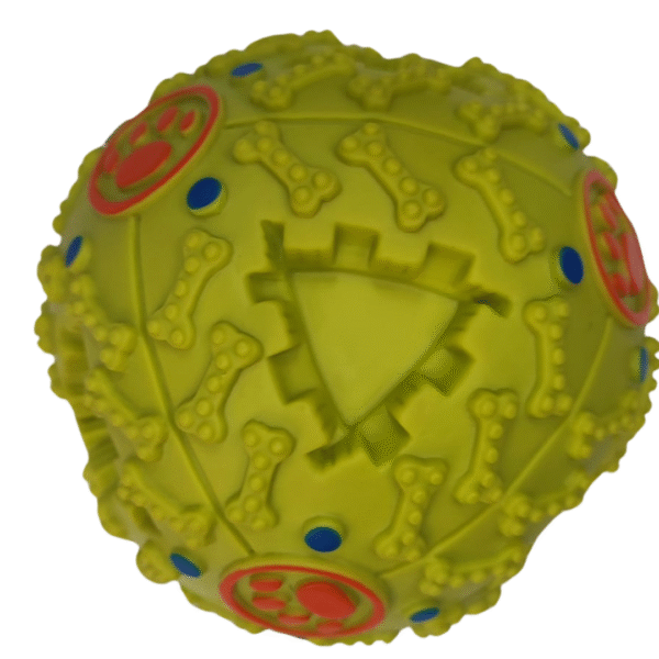 Pelota De Plastico Con Ruido Chica Color Verde