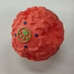 Pelota De Plastico Con Ruido Grande Color Naranja