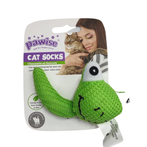 Juguete Para Gato Cara De Rana Con Cascabel