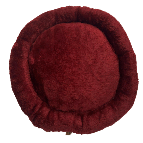 Cuna Piel De Sol Redonda 60 cm Bordeaux