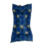 Cuna Rectangular Huellitas 44x75 Cm Azul