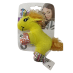 Juguete Para Gatos Unicornio Color Amarillo