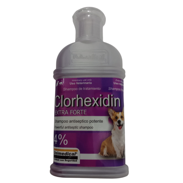 Shampoo Con Clorhexidina Al 4 % Para Perros Y Gatos