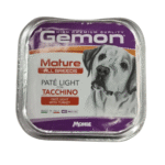 Lata De Pate Gemon Para Perros Senior Sabor Pavo 150 grs