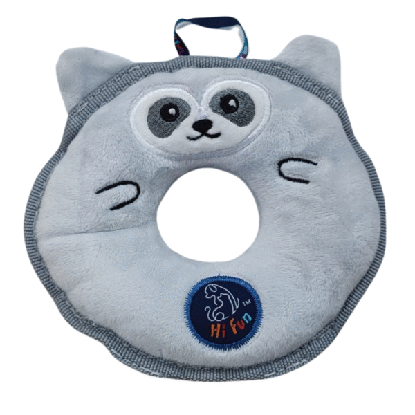 Peluche De Juguete Mapache Con Chifle