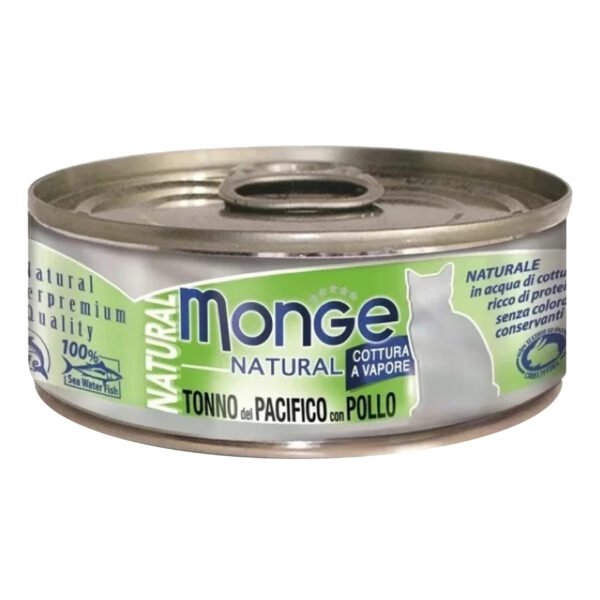 Lata Monge Para Gatos Sabor Atun Y Pollo 80 Grs