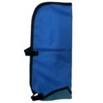 Capa Impermeable Color Azul Con Polar 50 Cm De Largo