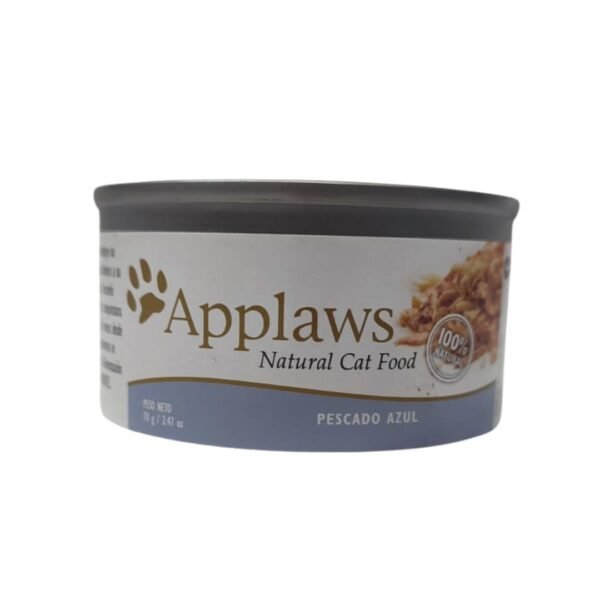 Lata De Alimento Para Gato Adulto Applaws 70 Grs Sabor Pescado Azul