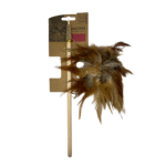 Juguete Caña Para Gatos Con Plumas
