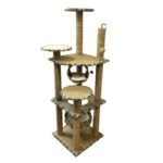 Rascador Para Gatos 5 Niveles 45 x 45 x 142 cm
