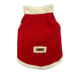 Campera De Pana Roja  Y Corderito Talle 2