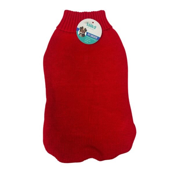 Buzo de Lana Color Rojo Talle XXL 55 Cm De Largo