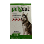 Pipeta Contra Pulgas Pulgout Para Perros De 10 a 25 Kg