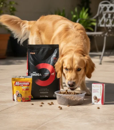 Alimento Omega Adulto Med/Gde 17Kg+Pipeta+Galleta Magnus 1Kg