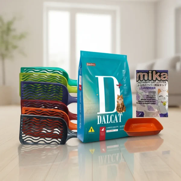 Dalcat Adulto 10 kg+Pala + Aglomerante Lavanda 4 Kg+Bandeja