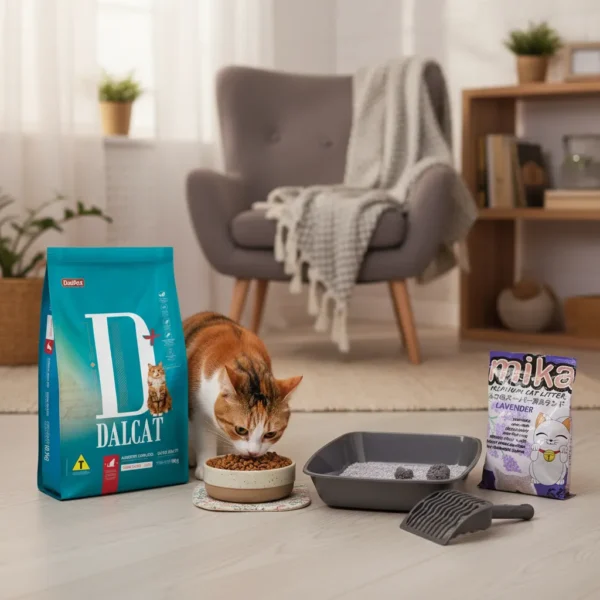 Dalcat Adult 10kg+Pala+Aglomerantelavanda 4kg+BandejaBlack