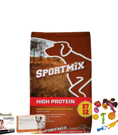 Alimento Pro Pac Adulto 18,18 Kg+ Vitalflex+Juguete Con Chifle+ Pipeta Protech 26-40 Kg