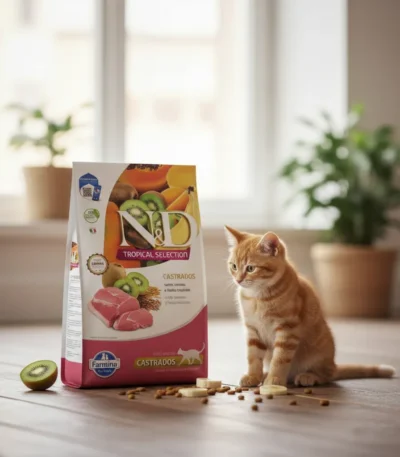 Alimento NYD Ancestral Tropical Gato Castrado Cerdo 1,5 Kg