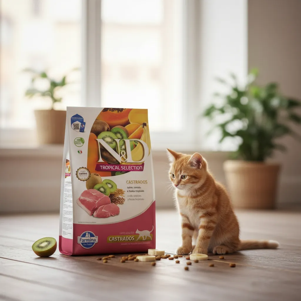 Alimento NYD Ancestral Tropical Gato Castrado Cerdo 1,5 Kg