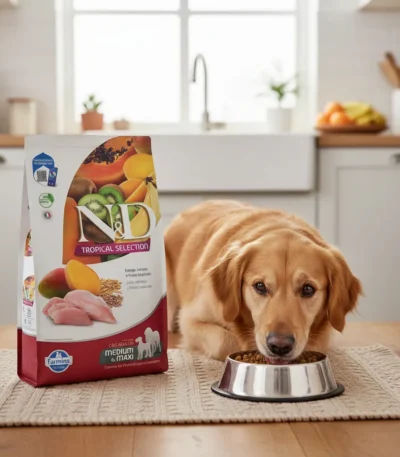 Alimento NYD Ancestral Tropic Dog Adult M/Maxi Pollo 2+0,5kg