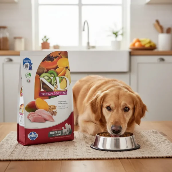 Alimento NYD Ancestral Tropic Dog Adult M/Maxi Pollo 2+0,5kg