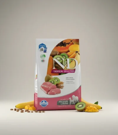 Alimento NYD Ancestral Tropic Dog Adult M/Maxi Cerdo 10+2Kg