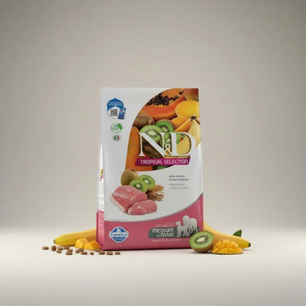 Alimento NYD Ancestral Tropic Dog Adult M/Maxi Cerdo 10+2Kg