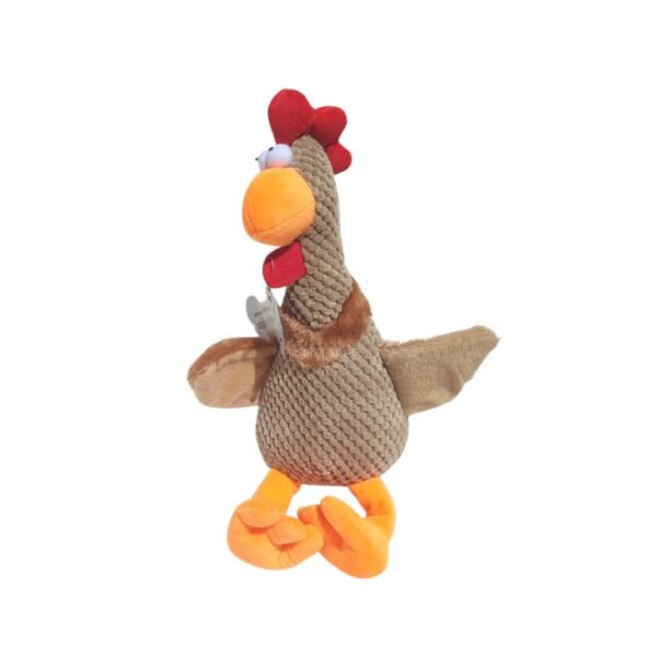 Gallo De Peluche Con Sonido Para Perros 26x12 cm
