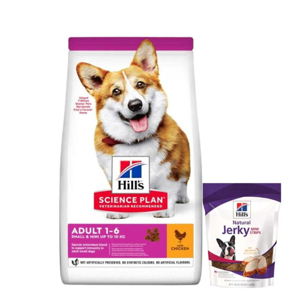 Alimento Hills Perro Adulto Raza Pequeña De 2 Kg+ Tiras De Pollo Deshidratado