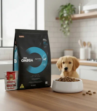 Alimento Omega Small Breed Puppy 10Kg+Paños 28 Unidades