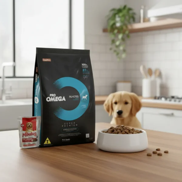 Alimento Omega Small Breed Puppy 10Kg+Paños 28 Unidades