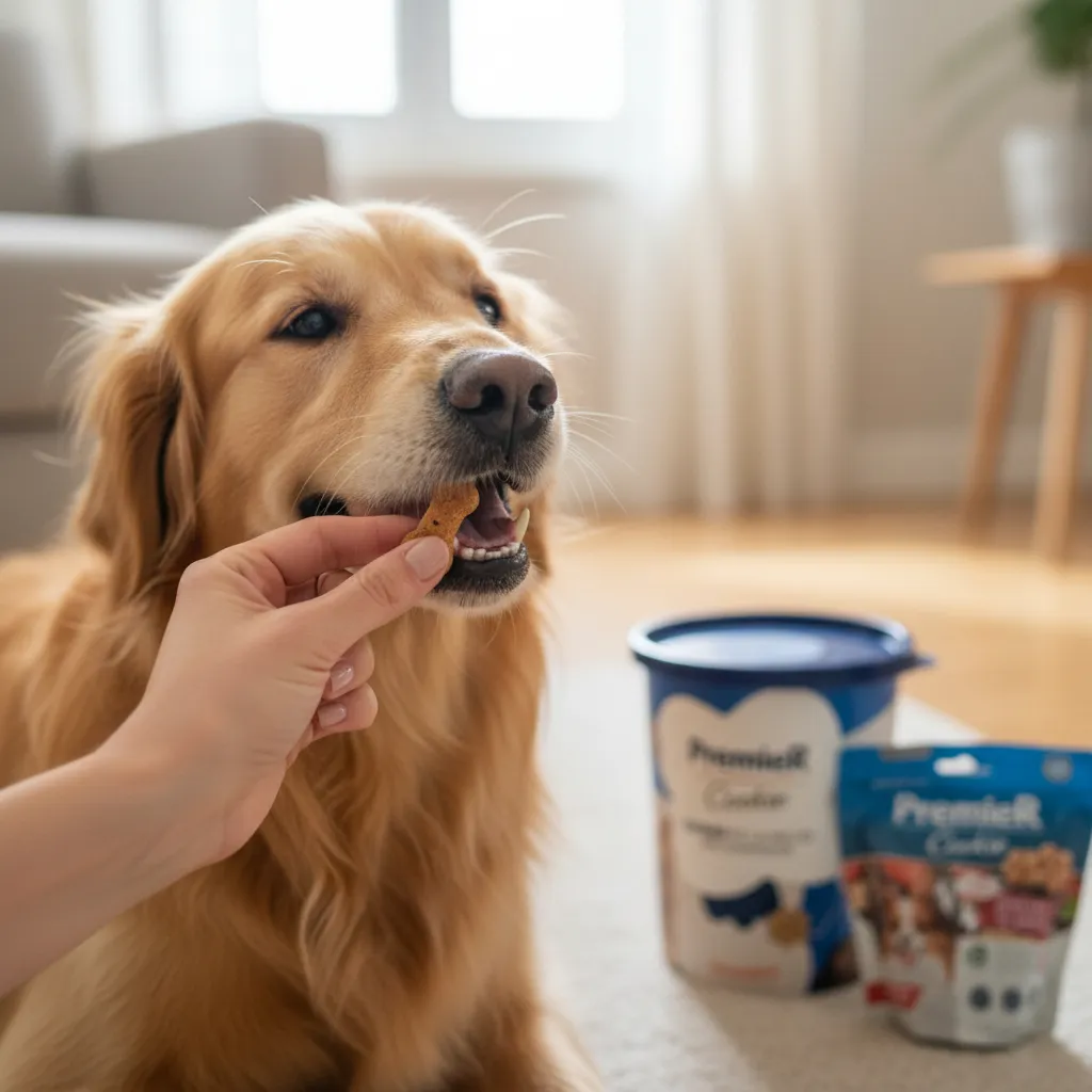 Dos Paquetes cookies Premier Dogs FrutosRojos250grs+bowl