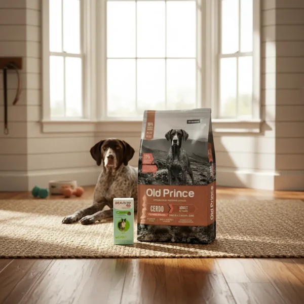 Combo Old Prince Cerdo M15 kg+Bravecto 10 a 20 Kg