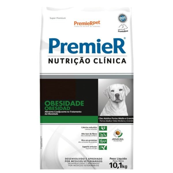Alimento Premier Para Perros Obesos Tamaño Mediano Y Grande 10 Kg