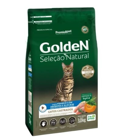Alimento Golden Seleccion Natural Gato Castrado Pollo Y Calabaza 3 Kg