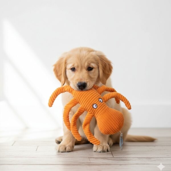 Pulpo De Juguete Con Chifle. 19 Cm Largo Colores Varios Consultar