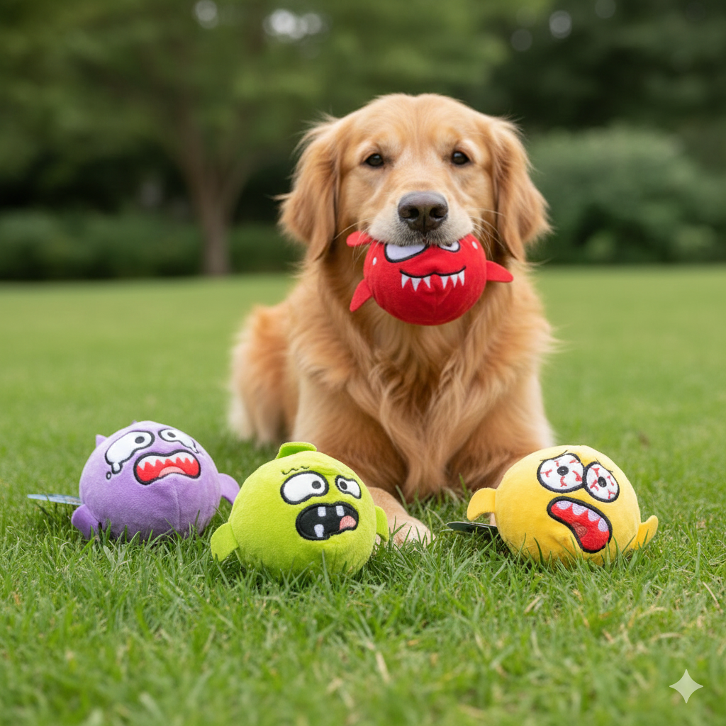 Pelota Monstruito Con Luces 9 Cm. Colores varios consultar Pelota Monstruito Con Luces 9 Cm. Colores varios consultar