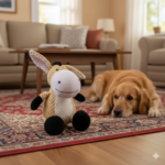 Burro De Peluche Con Chifle 35 Cm De Largo