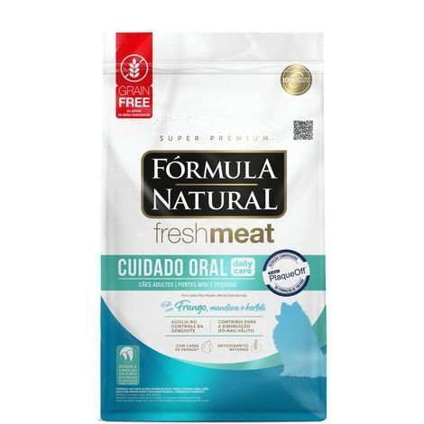 Alimento Formula Natural Perro Adulto Raza Pequeña Cuidado Oral 1 Kg Con agregado de Plaque Off