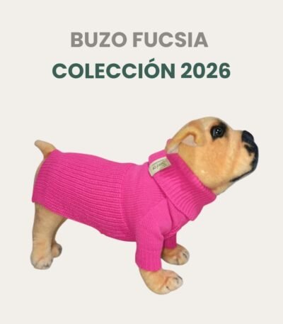 Buzo Simfor De Lana Talle 8 Fucsia