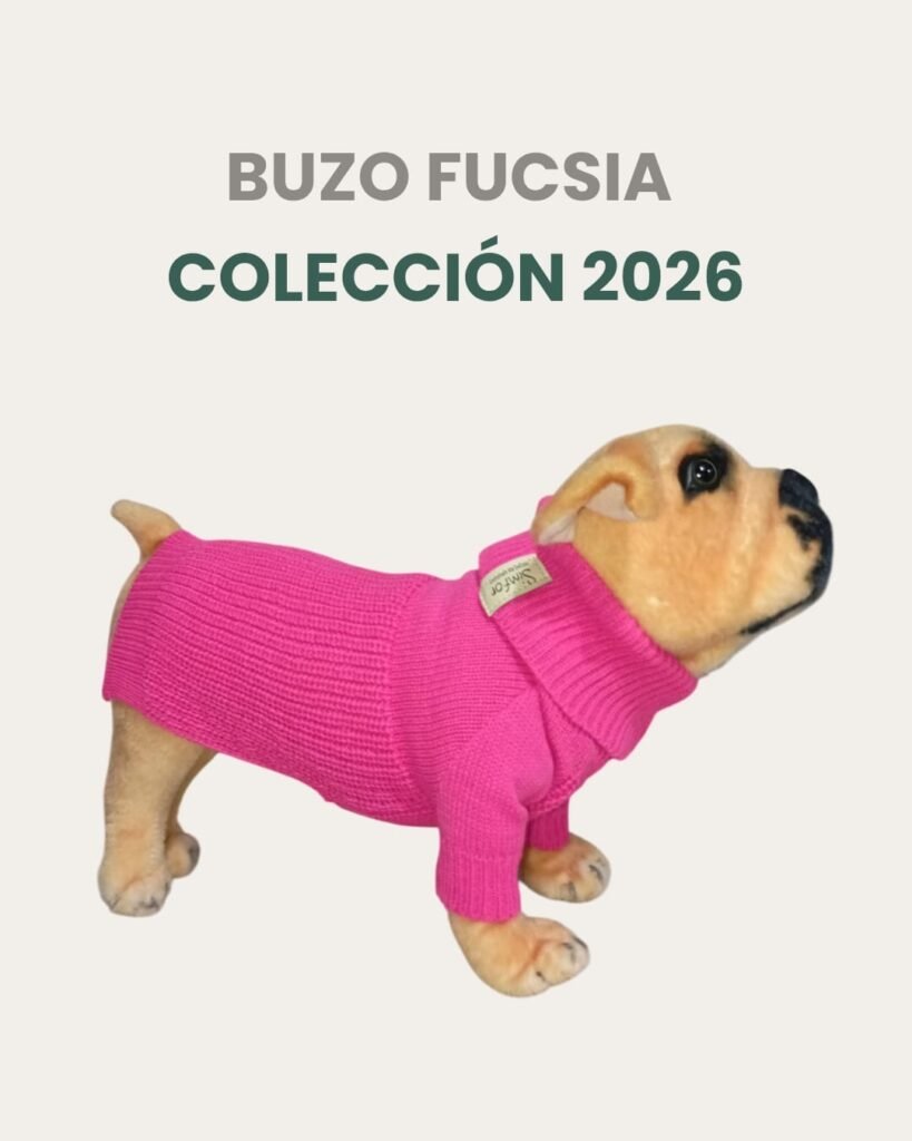Buzo Simfor De Lana Talle 8 Fucsia