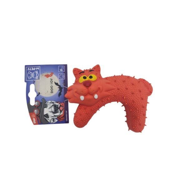 Juguete Gato De Latex Para Perro Con Chifle
