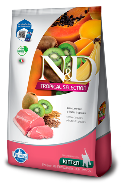 TRO21 Alimento NyD Tropical Gato Kitten Cerdo 7 Kg - Imagen 1